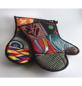 Patchwork Oven Mitts