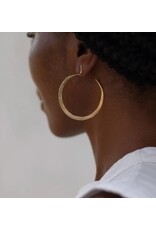 YEWO 14k Gold Fill Lenga Hoops