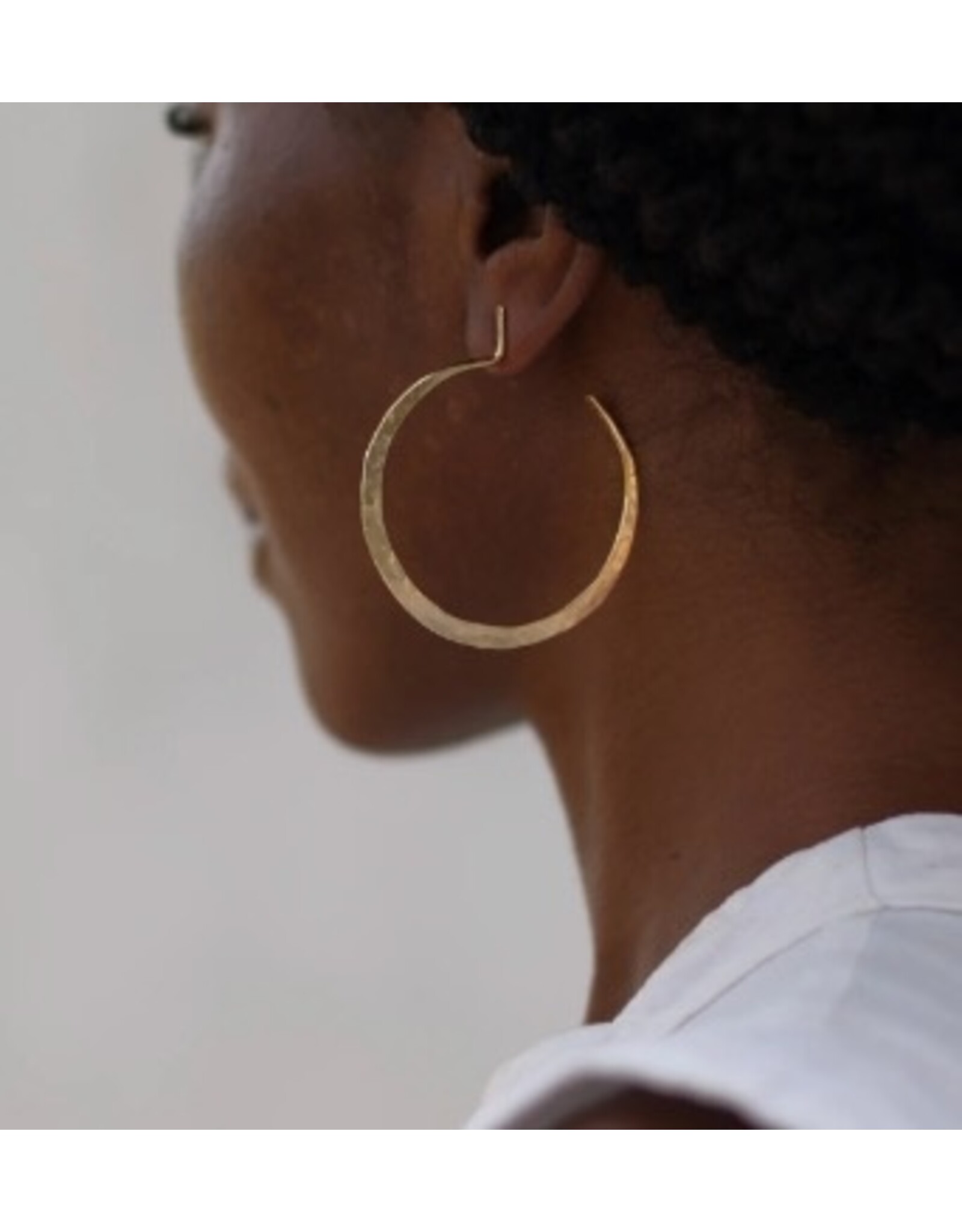 YEWO 14k Gold Fill Lenga Hoops