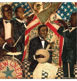 Star Spangled Jazz Notecard