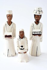 Hand Carved & Painted Nativity Scene
