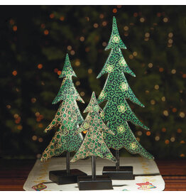 Batik Christmas Trees