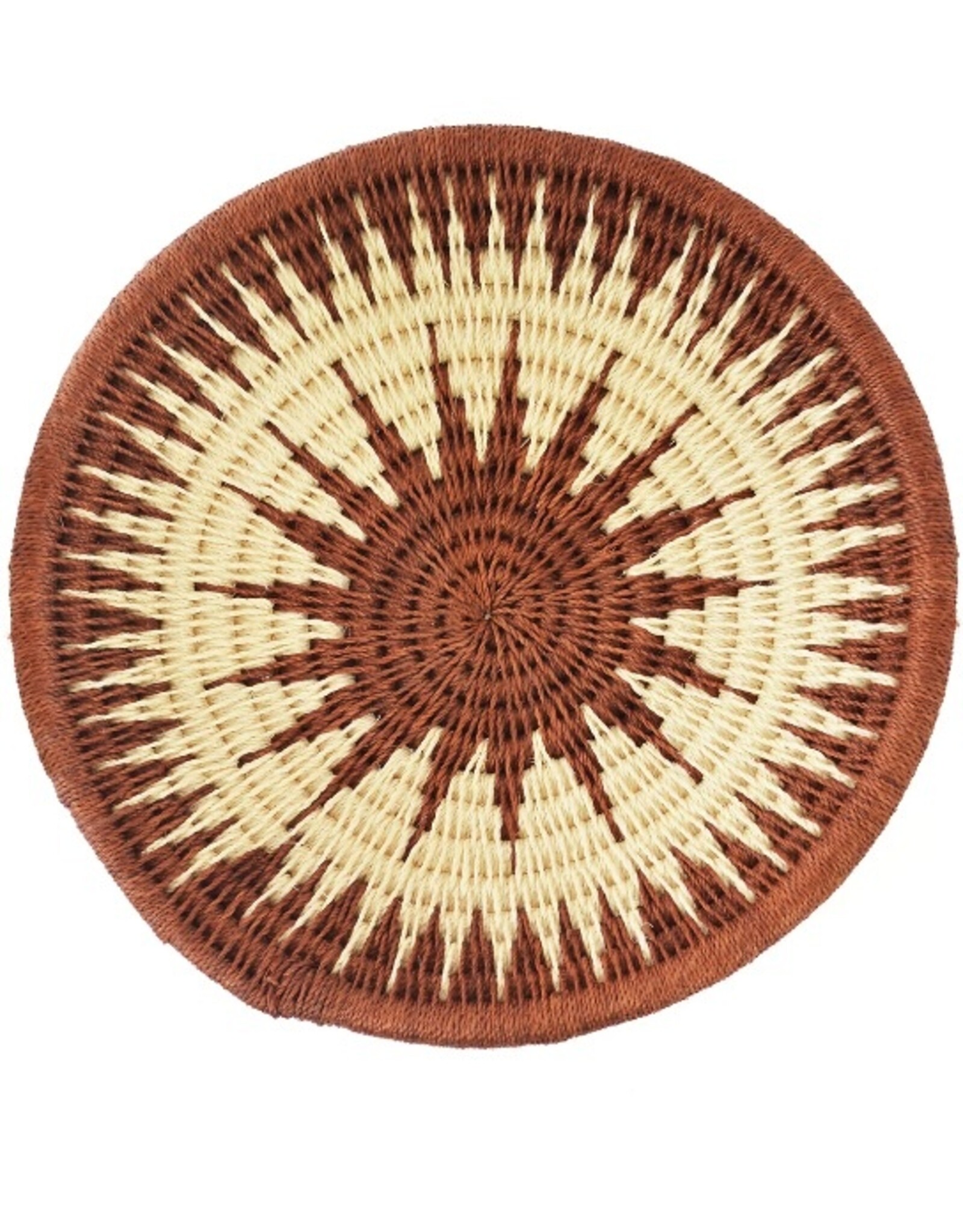 Sisal Wall Basket in Brown