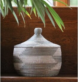Large Lidded Basket