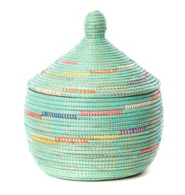 Large Lidded Basket