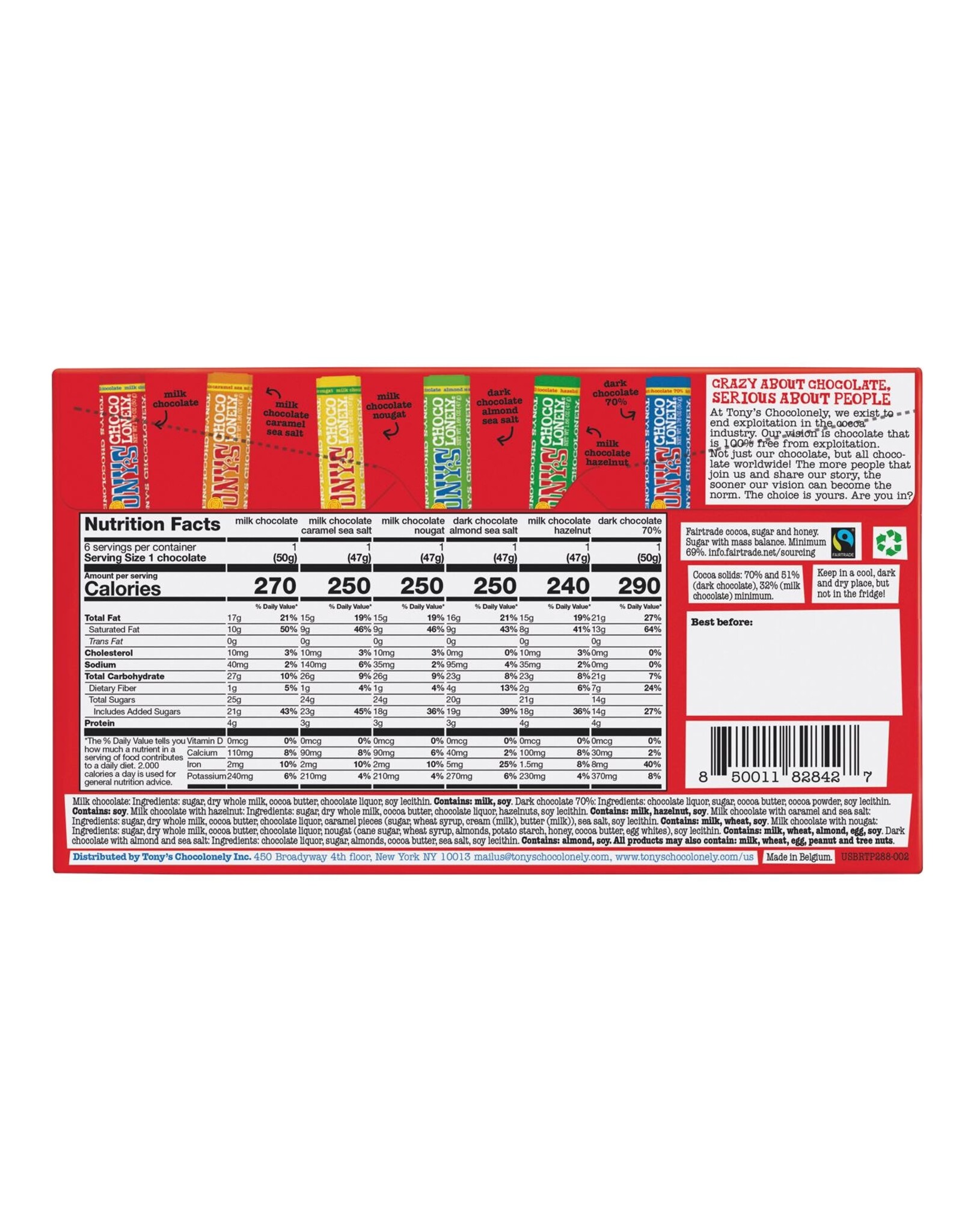 Tony's Chocolonely Tasting Pack
