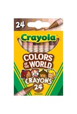 24pk Colors of the World Crayons