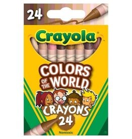 Colors of the World Crayons 24pk