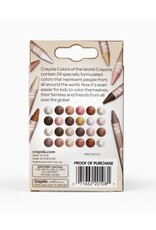 24pk Colors of the World Crayons