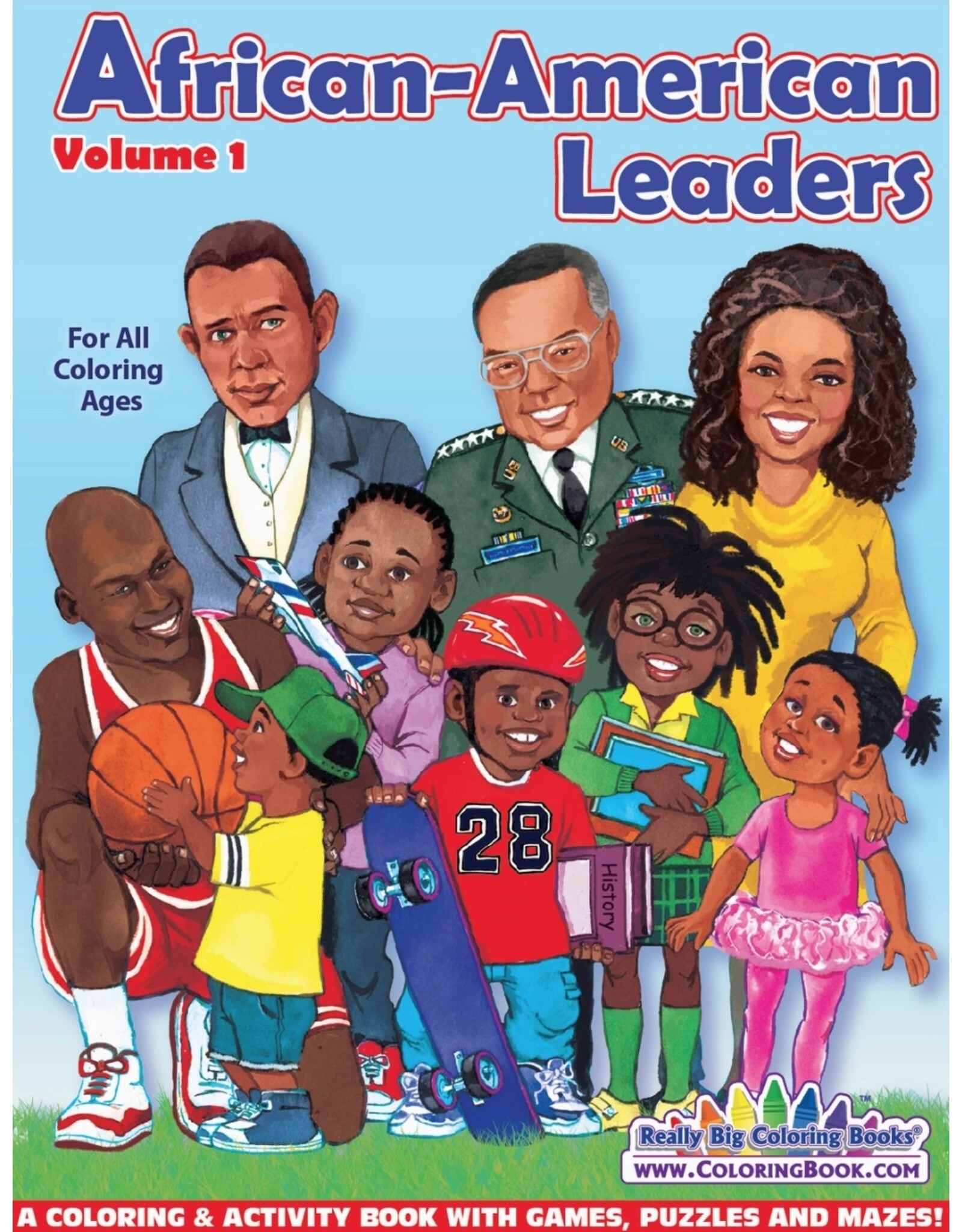 Kids: Coloring & Activity Books African-American Leaders