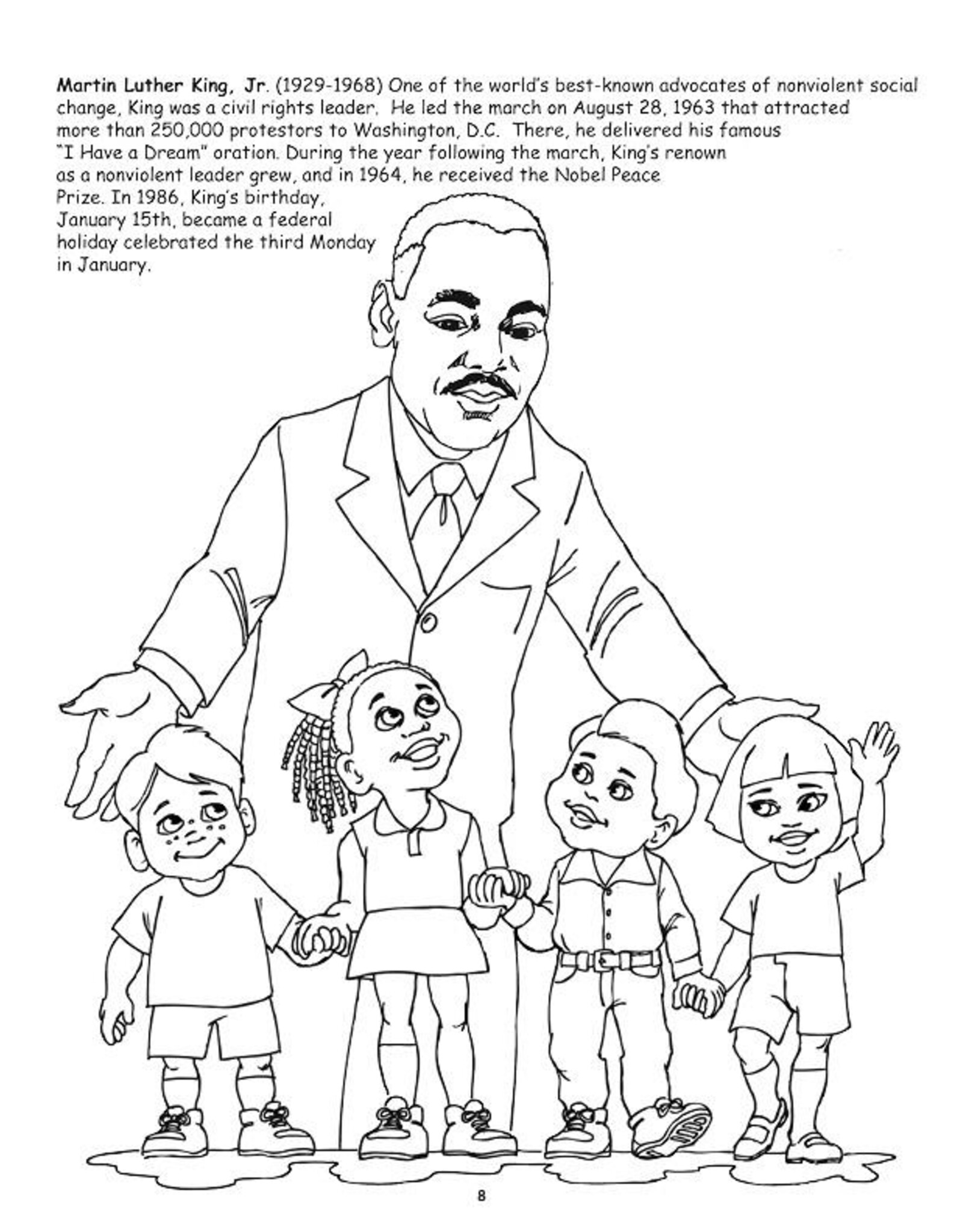 Kids: Coloring & Activity Books African-American Leaders