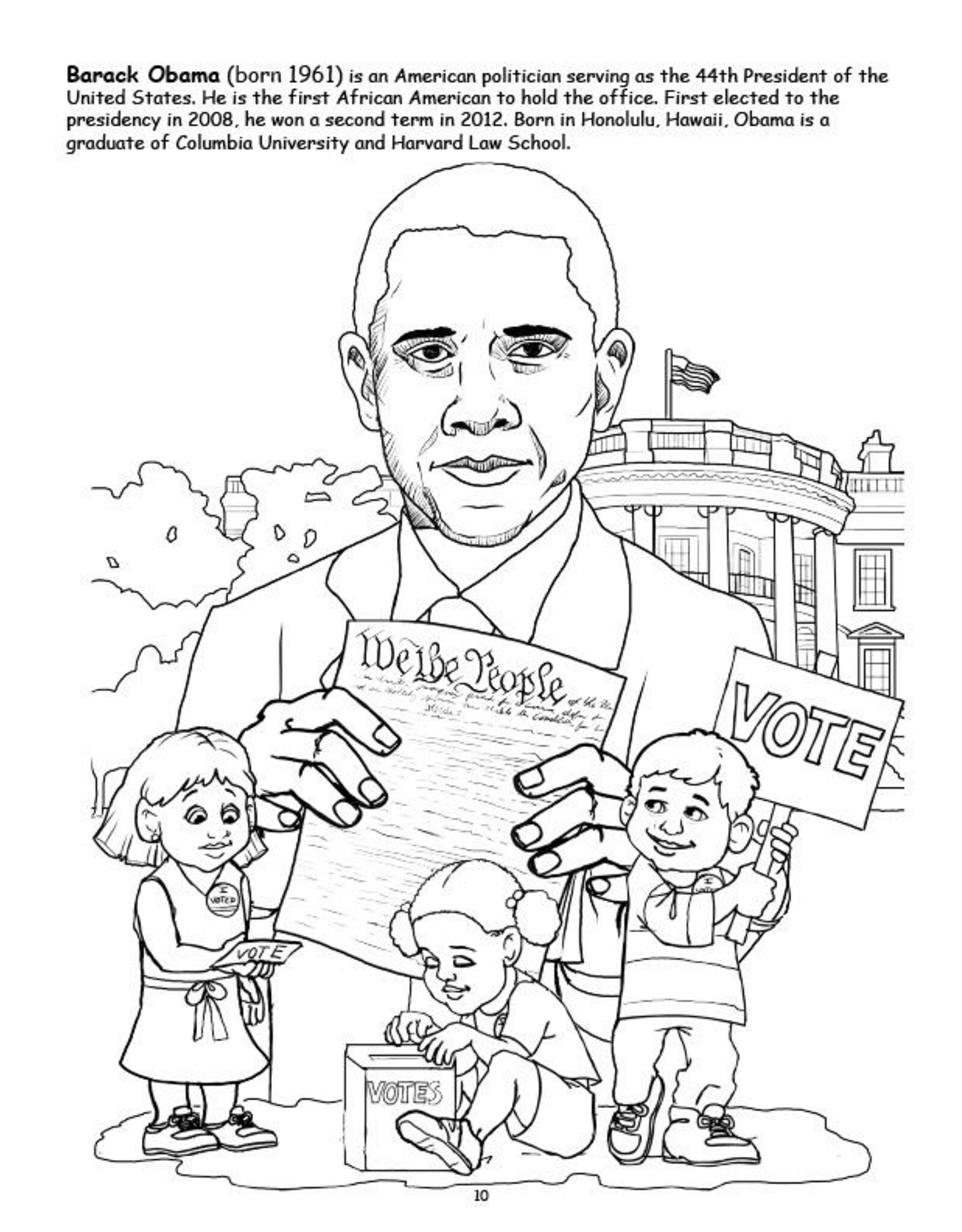 Kids: Coloring & Activity Books African-American Leaders