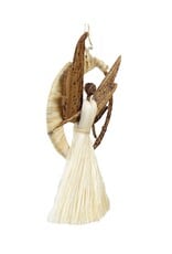 Angel with Crescent Moon Ornament