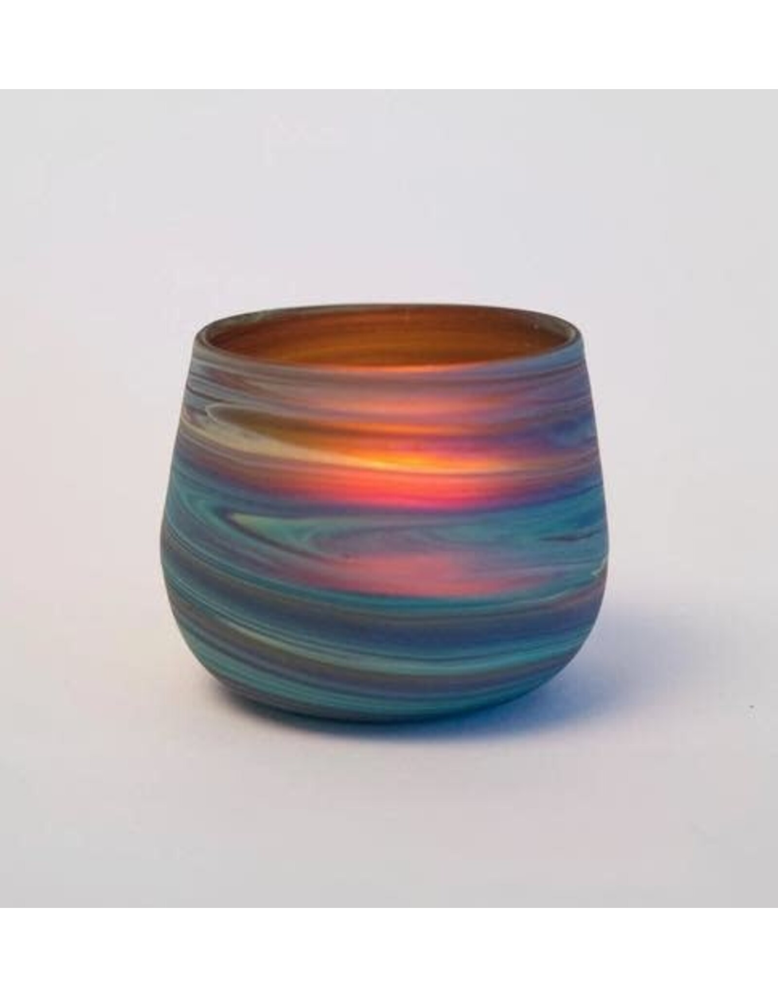 Hebron Glass Votive Holder