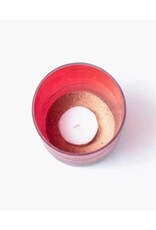 Hebron Glass Fiery Sands Votive Holder