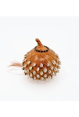 Cowrie Shell Gourd Rattle