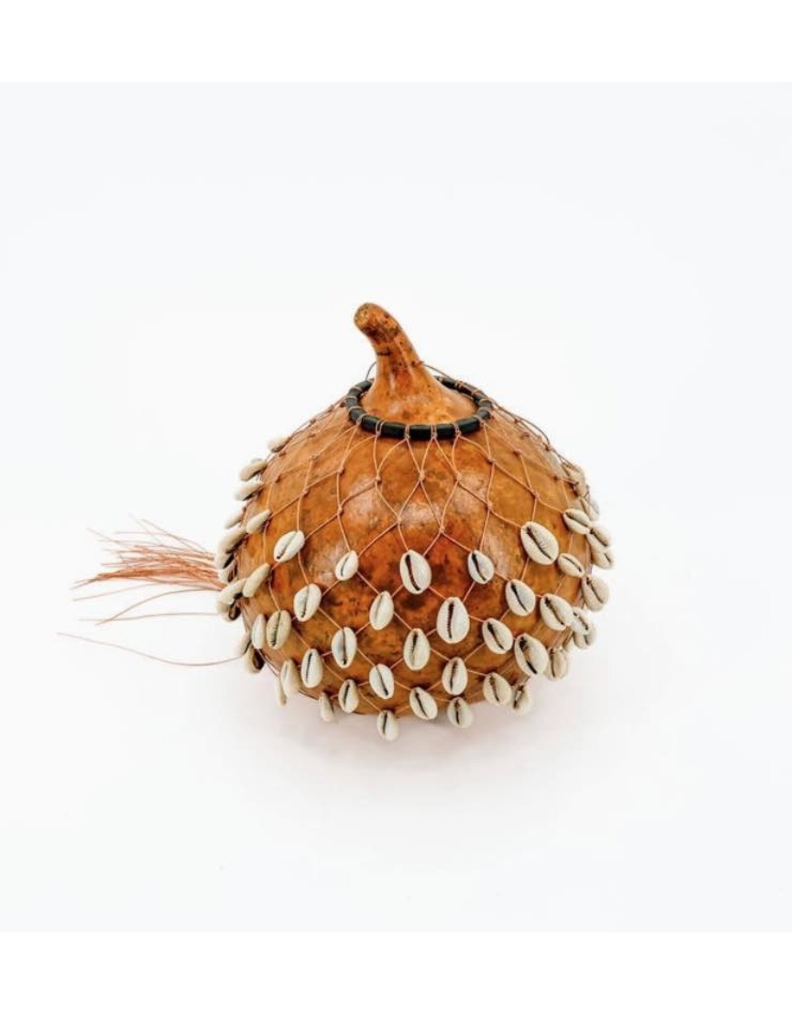 Cowrie Shell Gourd Rattle