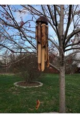 Fireburnt Bamboo Wind Chime