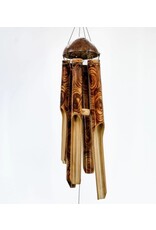 Fireburnt Bamboo Wind Chime