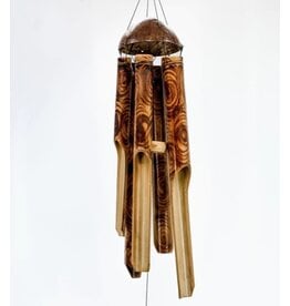 Fireburnt Bamboo Wind Chime