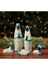 Kitenge Soapstone Nativity Set