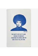 Blackbird Letterpress Angela Davis Notebook