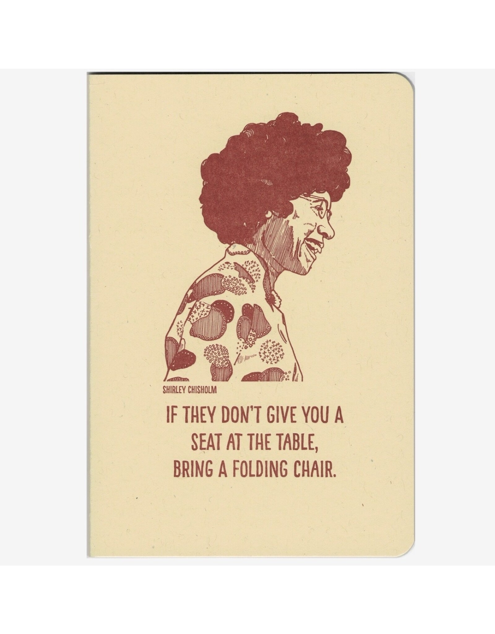 Blackbird Letterpress Shirley Chisholm Notebook