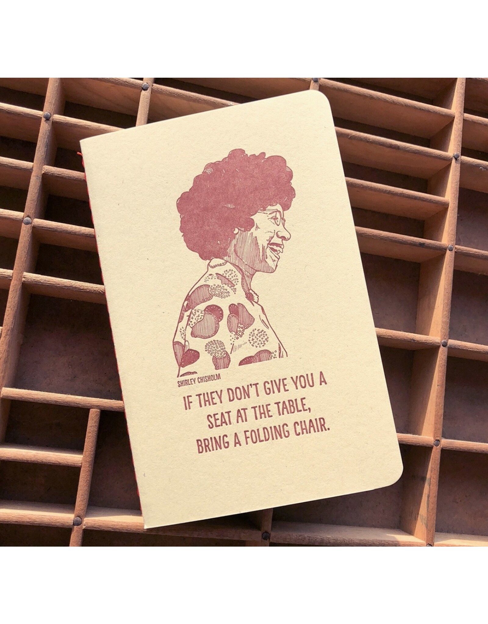 Blackbird Letterpress Shirley Chisholm Notebook