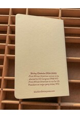 Blackbird Letterpress Shirley Chisholm Notebook
