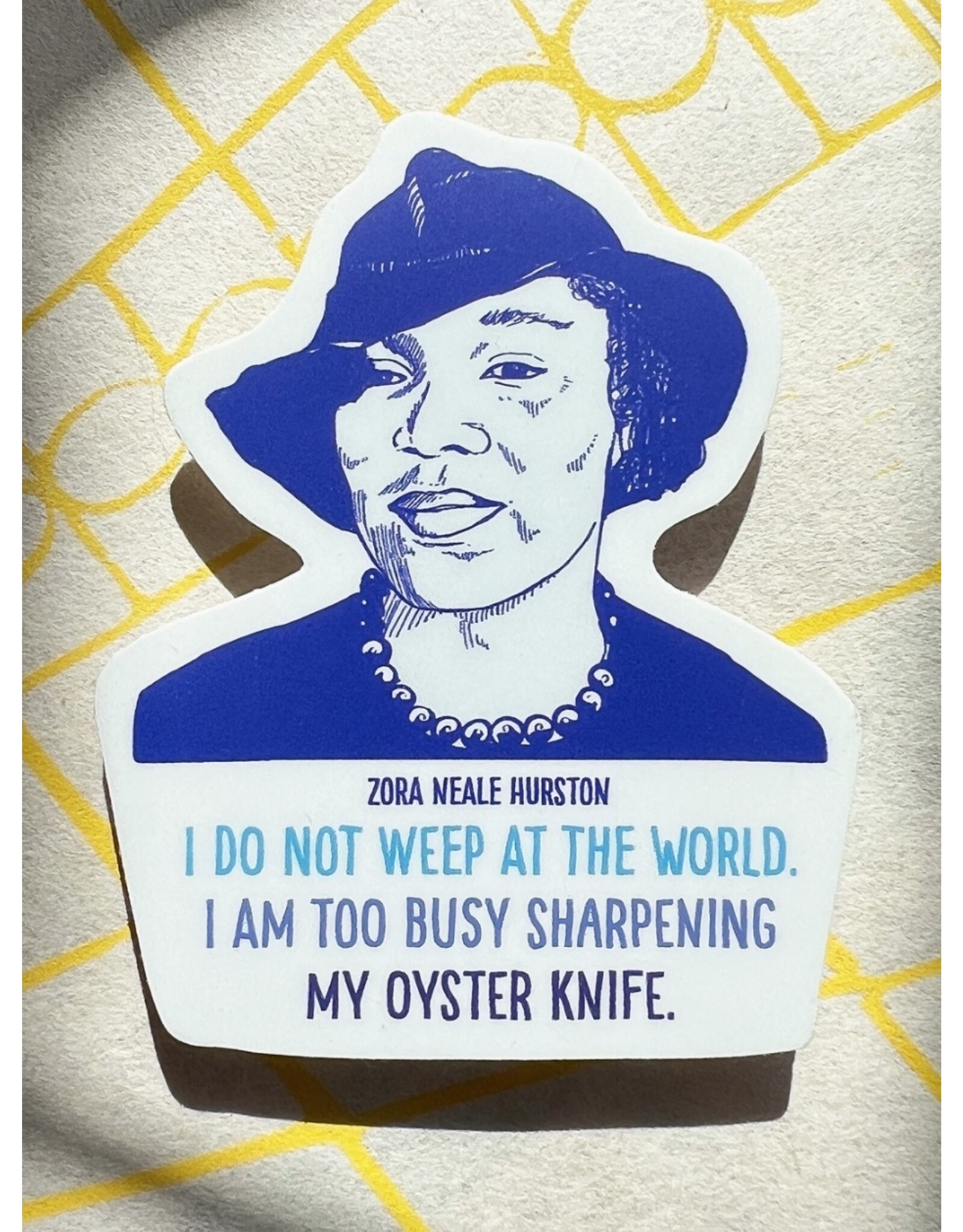 Blackbird  Zora Neale Hurston Sticker