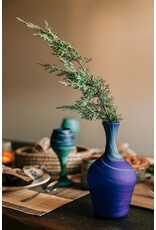 Hebron Glass Blue Decanter