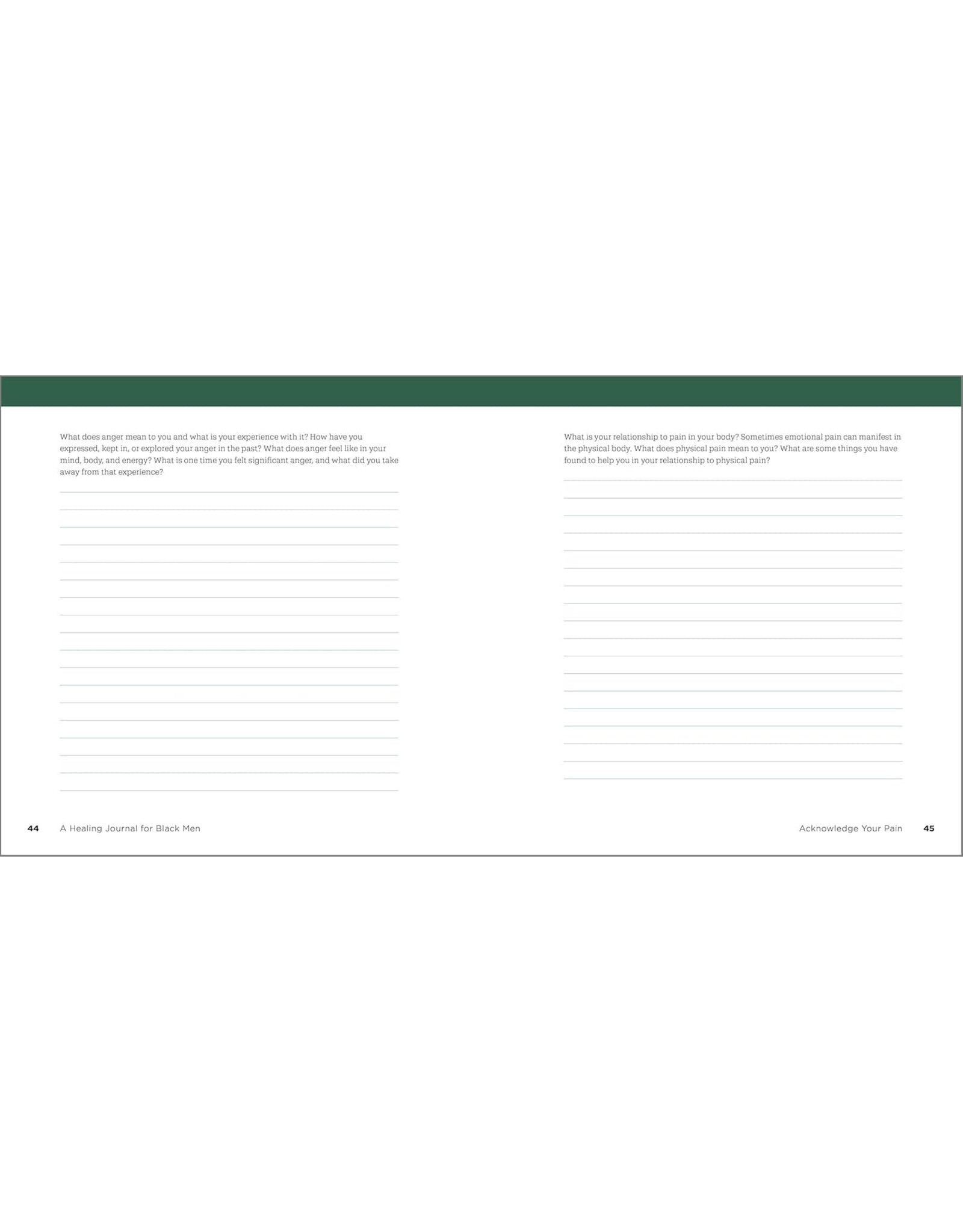 Healing Journal For Black Men: Prompts to Help You Reflect, Grow, and Live With Pride