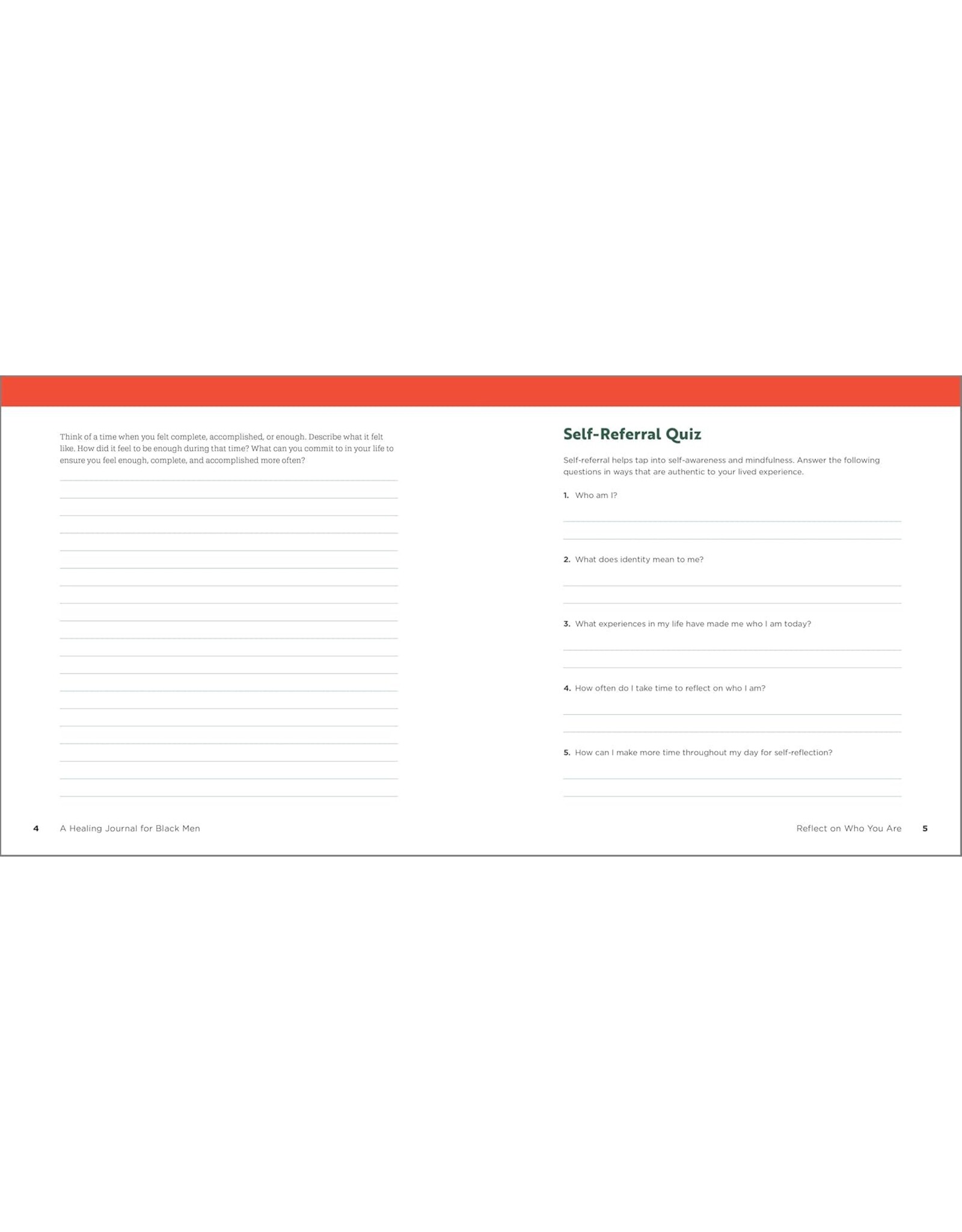 Healing Journal For Black Men: Prompts to Help You Reflect, Grow, and Live With Pride