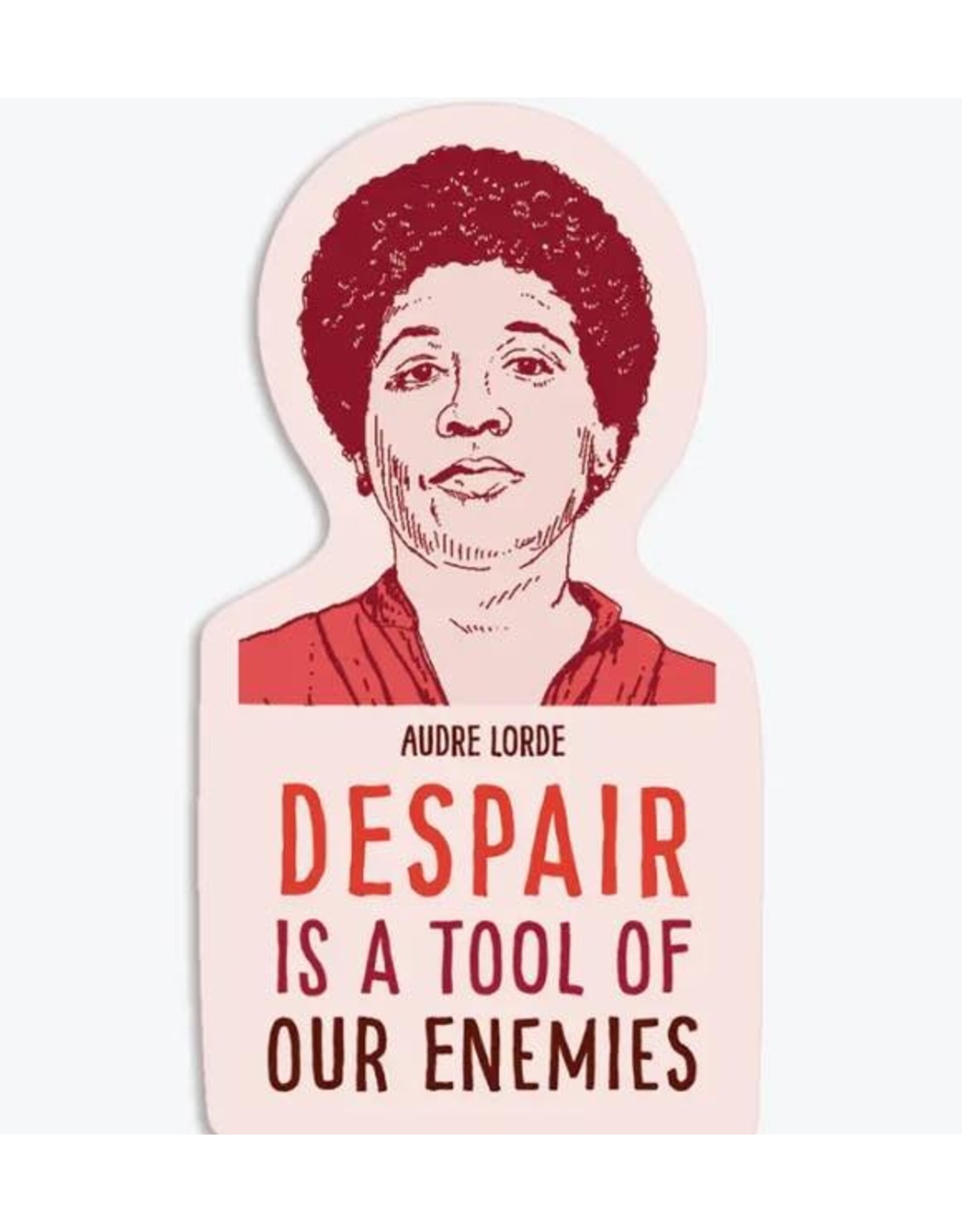 Blackbird Letterpress Audre Lorde Sticker