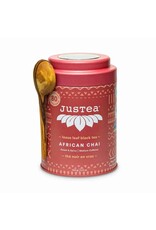 JusTea African Chai Tea Tin & Spoon