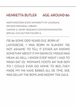 The Children of Whitney Plantation Booklet