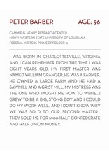 The Children of Whitney Plantation Booklet