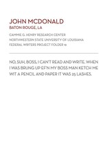 The Children of Whitney Plantation Booklet
