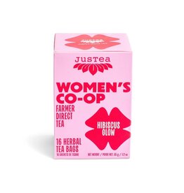 JusTea Hibiscus Glow Tea Bags