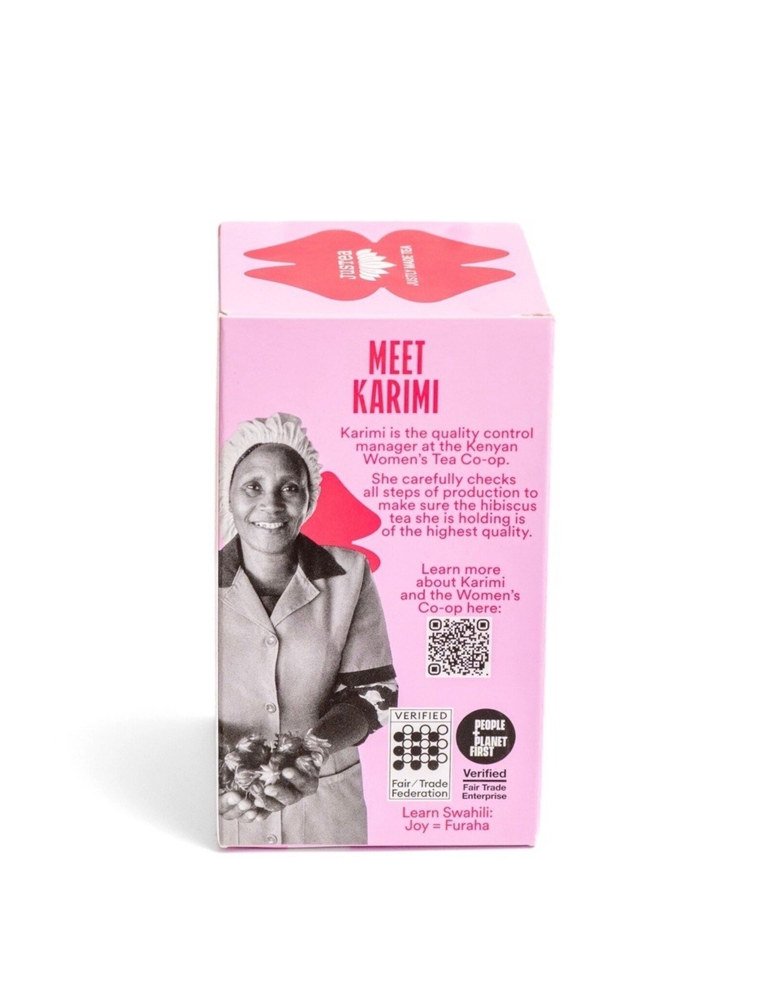 JusTea Hibiscus Glow Tea Bags