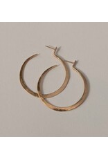 YEWO 14k Gold Fill Lenga Hoops