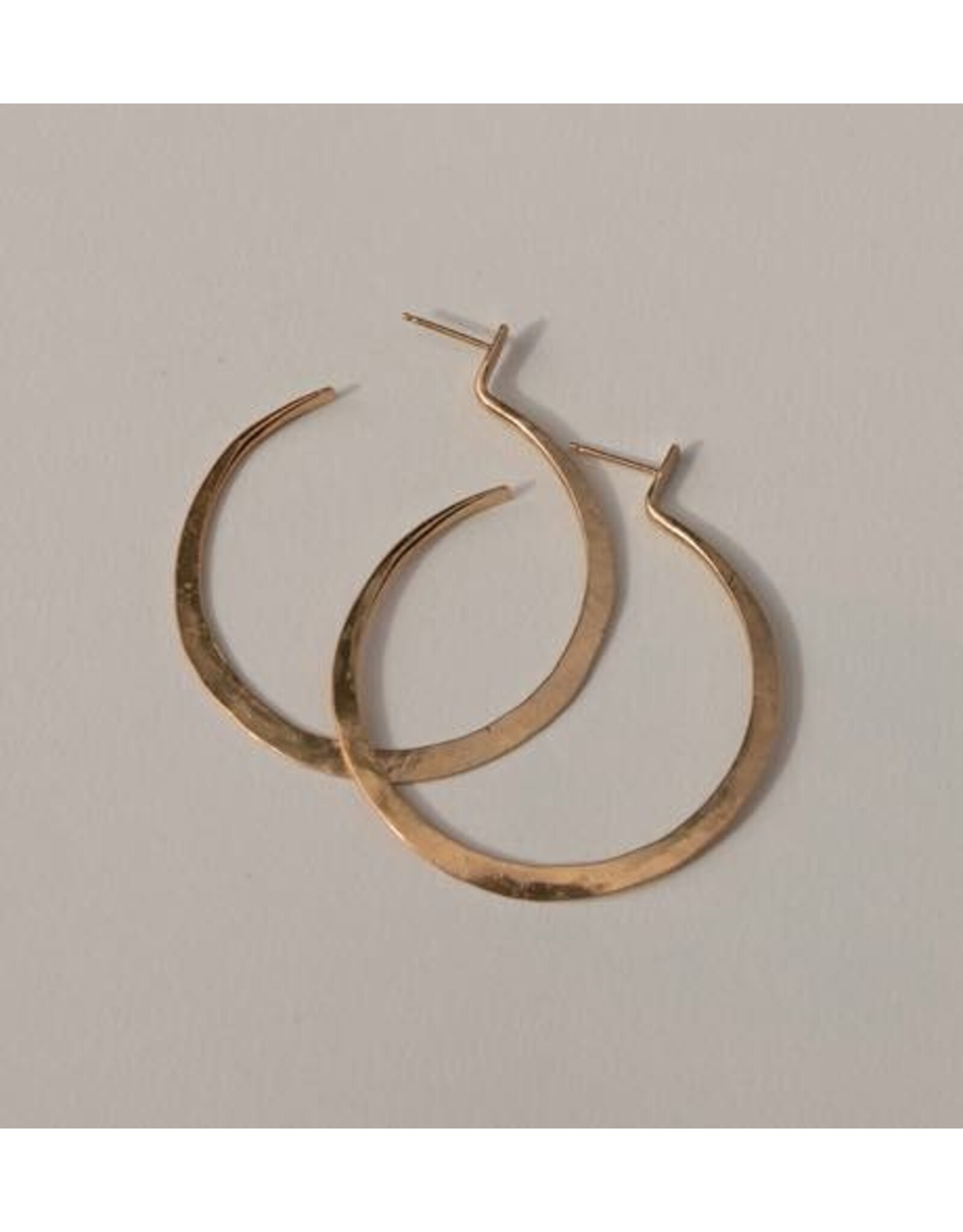 YEWO 14k Gold Fill Lenga Hoops
