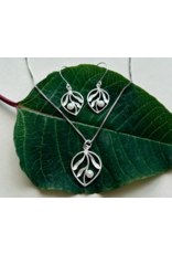 Sterling Silver Whispering Leaf Jewelry