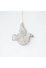 Beaded Dove Ornament