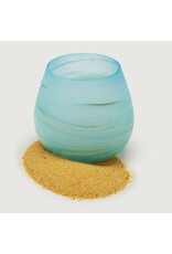 Hebron Glass Desert Sands Votive Holder