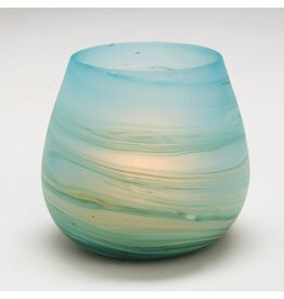 Hebron Glass Desert Sands Votive Holder
