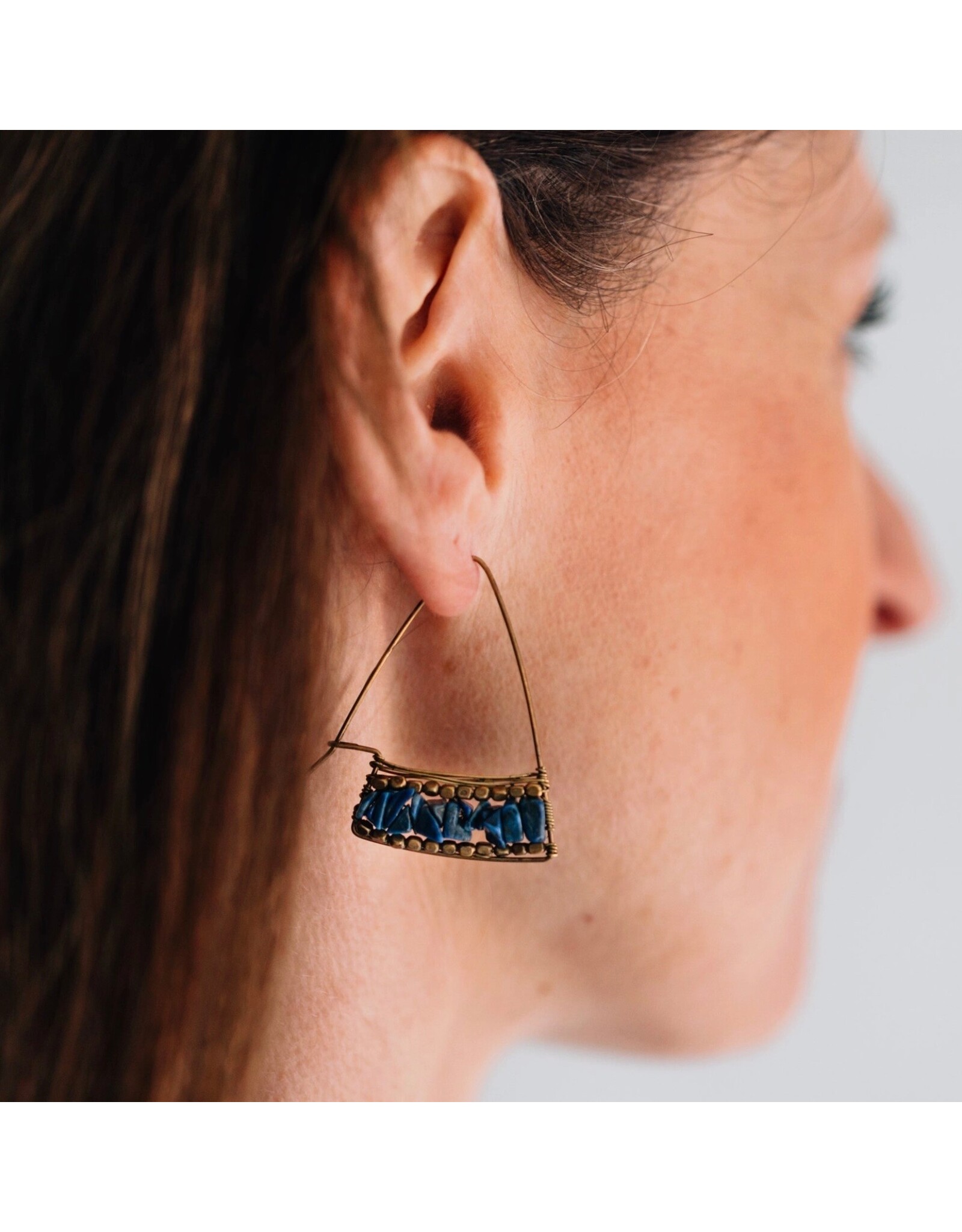 Lapis Dangle Earrings