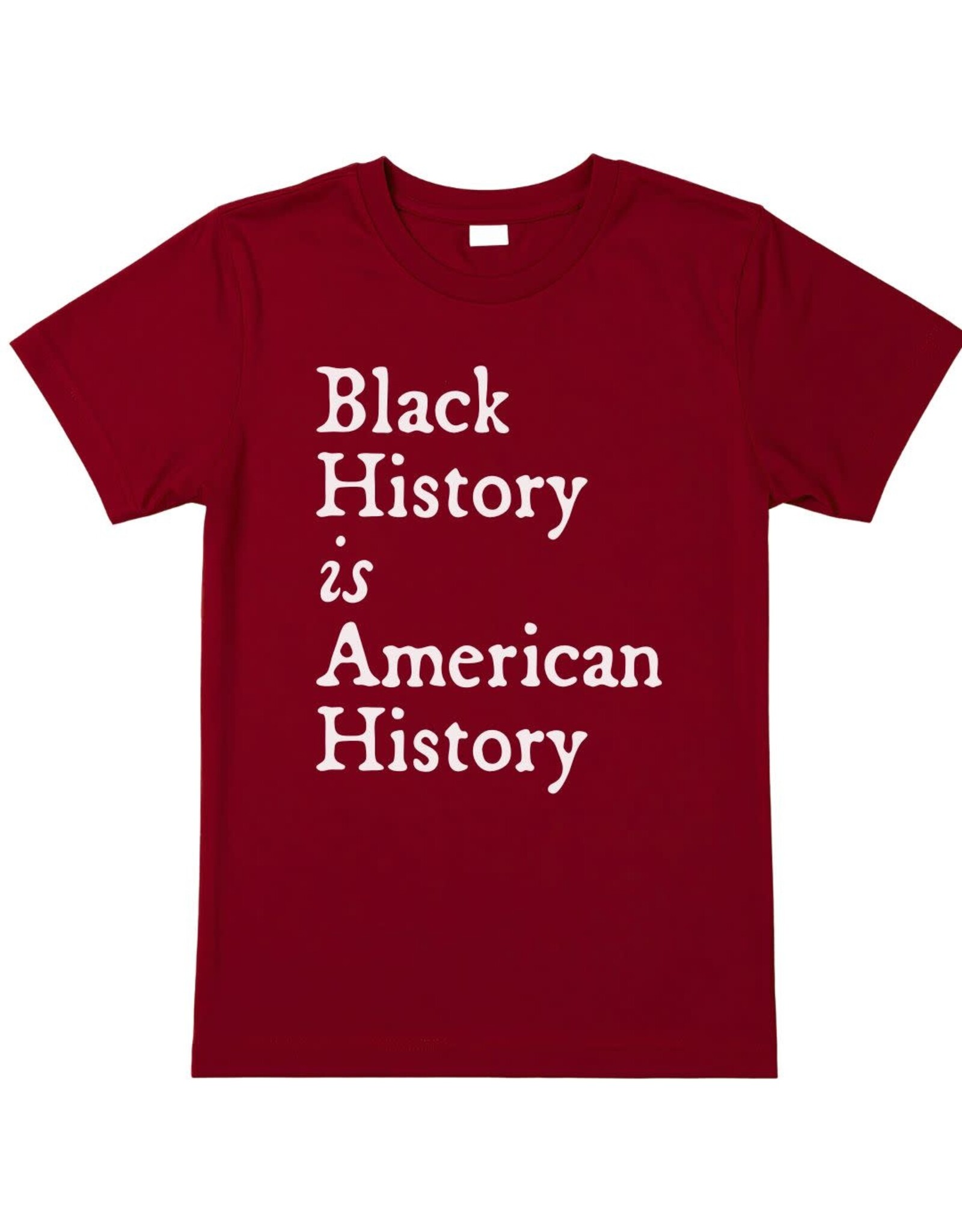 Black History T-Shirt in Maroon