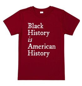 Black History T-Shirt in Maroon