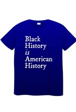 Black History T-Shirt Blue Made in USA